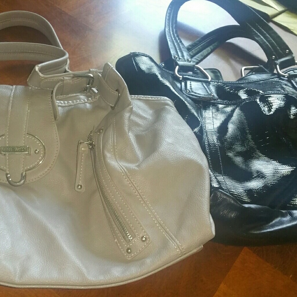 TWO NINE WEST BAGS FOR TEN DOLLARS!!!